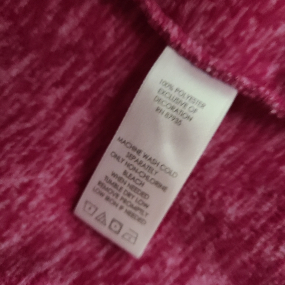 Susan Graver Fuchsia Zip-Up Vest - Picture 5 of 9